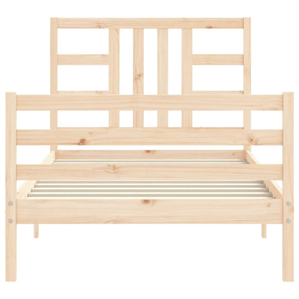 Giroletto senza Materasso 100x200 cm in Legno Massello di Pino