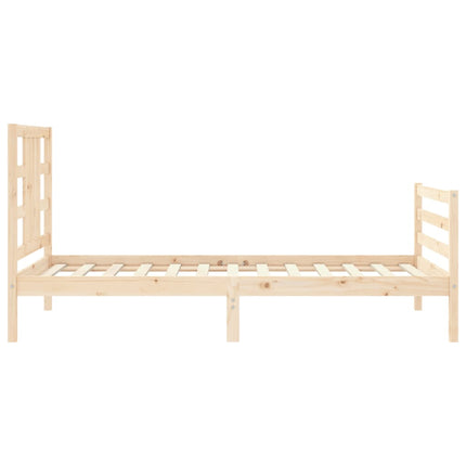 Giroletto senza Materasso 100x200 cm in Legno Massello di Pino