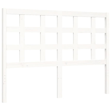 Giroletto con Testiera Bianco Double in Legno Massello