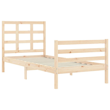 Giroletto con Testiera 100x200 cm in Legno Massello