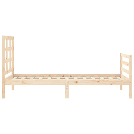 Giroletto con Testiera 100x200 cm in Legno Massello