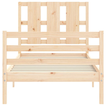 Giroletto con Testiera Small Single in Legno Massello