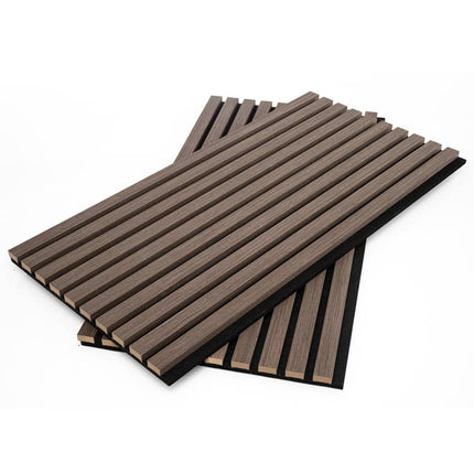 Pannelli Acustici da Parete Aku Rovere Scuro 4 pz