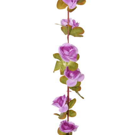 Ghirlande Fiori Artificiali Natale 6 pz Viola Chiaro 250 cm