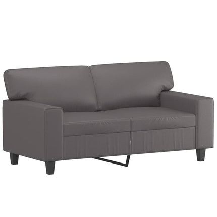 Set di Divani 2 pz Grigio in Similpelle