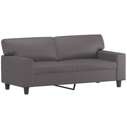 Set di Divani 2 pz Grigio in Similpelle