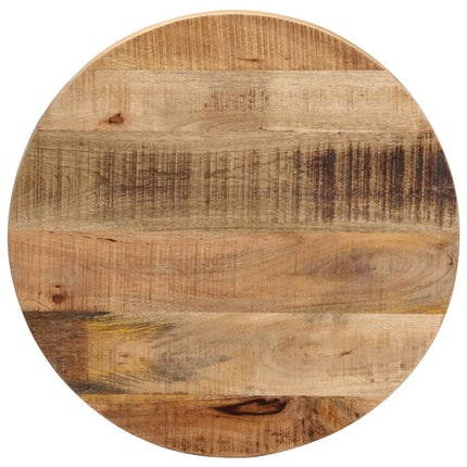 Piano per Tavolo ÃƒËœ 40x1,5cm Rotondo Legno Massello Grezzo Mango