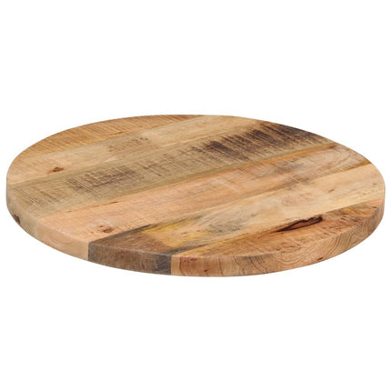 Piano per Tavolo ÃƒÆ’Ã‹Å“ 60x1,5cm Rotondo Legno Massello Grezzo Mango