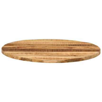 Piano per Tavolo ÃƒÆ’Ã‹Å“ 70x2,5cm Rotondo Legno Massello Grezzo Mango