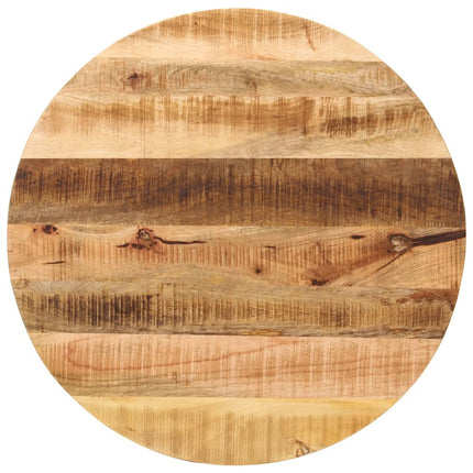 Piano per Tavolo ÃƒÆ’Ã†â€™Ãƒâ€¹Ã…â€œ 90x3,8cm Rotondo Legno Massello Grezzo Mango