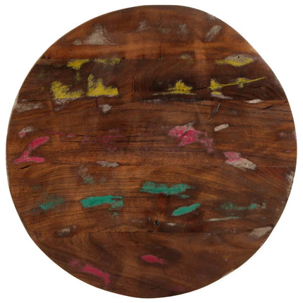 Piano per Tavolo Ã˜ 50x3,8 cm Rotondo Legno Massello di Recupero