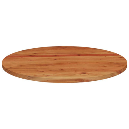 Piano per Tavolo Ã˜90x2,5 cm Rotondo in Legno Massello di Acacia