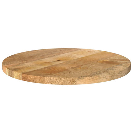 Piano per Tavolo ÃƒËœ 60x3,8 cm Rotondo in Legno Massello di Mango