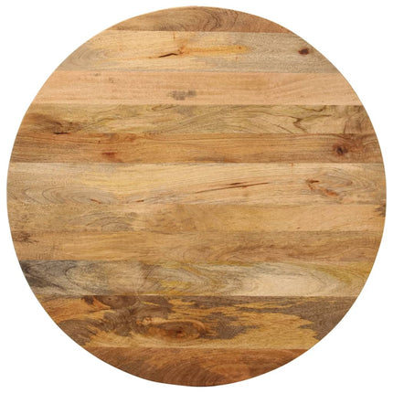 Piano per Tavolo ÃƒËœ 90x2,5 cm Rotondo in Legno Massello di Mango