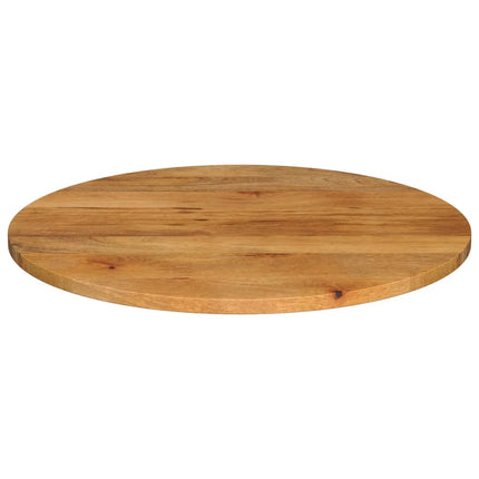 Piano per Tavolo Ø 70x2,5cm Rotondo in Legno Massello di Mango