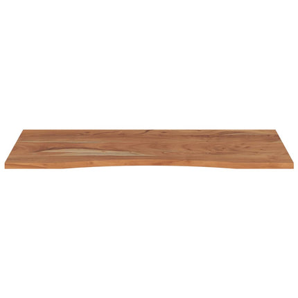 Piano Scrivania 120x60x2,5cm Rettangolare Legno Massello Acacia