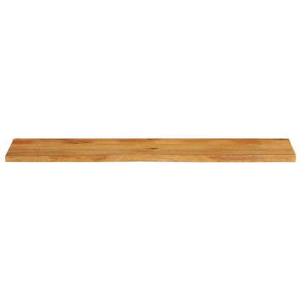 Piano Tavolo Bordi Vivi 160x20x2,5cm in Legno Massello di Mango
