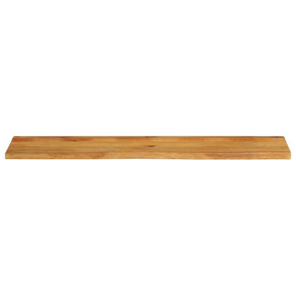 Piano Tavolo Bordi Vivi 140x30x3,8cm in Legno Massello di Mango