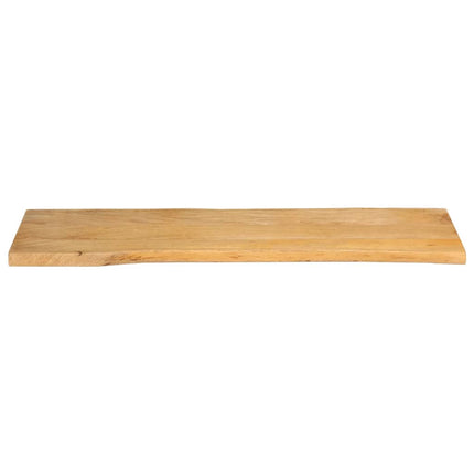 Piano Tavolo 110x40x2,5 cm Bordi Vivi in Legno Massello Mango