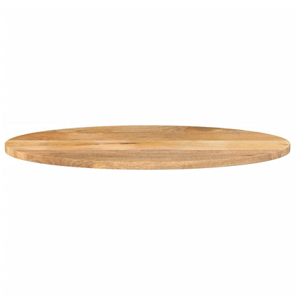 Piano Tavolo 110x40x2,5 cm Ovale in Legno Massello di Mango