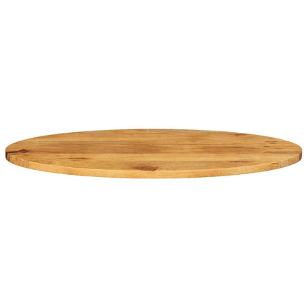 Piano Tavolo 90x40x2,5 cm Ovale in Legno Massello di Mango