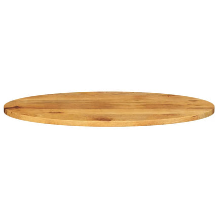 Piano Tavolo 110x40x2,5 cm Ovale in Legno Massello di Mango