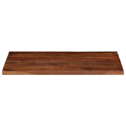 Piano Tavolo 100x70x2,5 cm Rettangolare in Massello di Recupero