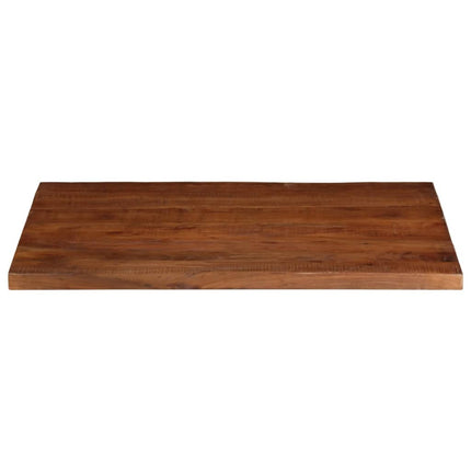 Piano Tavolo 100x80x2,5 cm Rettangolare in Massello di Recupero