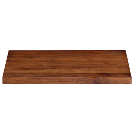 Piano Tavolo 80x70x3,8 cm Rettangolare in Massello di Recupero