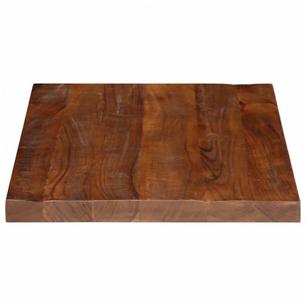 Piano Tavolo 90x70x3,8 cm Rettangolare in Massello di Recupero