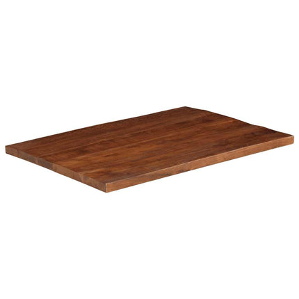 Piano Tavolo 100x80x3,8 cm Rettangolare in Massello di Recupero