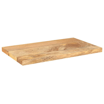 Piano per Tavolo 50x20x3,8 cm Rettangolare Legno Massello Mango