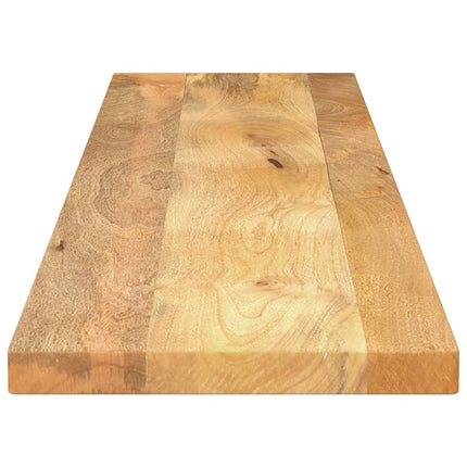 Piano per Tavolo 180x20x3,8cm Rettangolare Legno Massello Mango