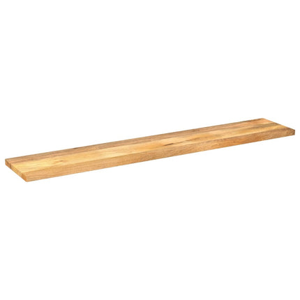 Piano per Tavolo 140x30x3,8cm Rettangolare Legno Massello Mango