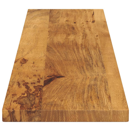 Piano per Tavolo 180x20x3,8cm Rettangolare Legno Massello Mango
