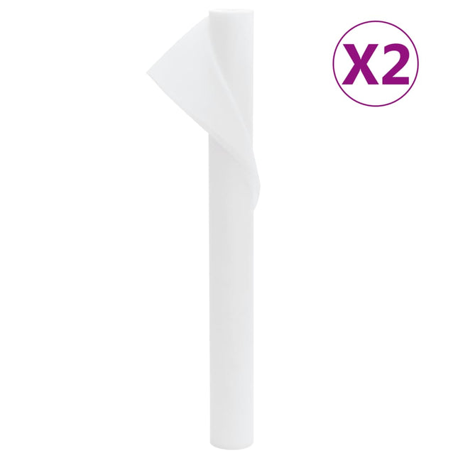 Copertura per Piante 2 Rotoli 70 g/mÂ² 10x1,6 m