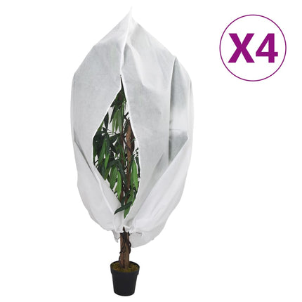 Coperture con Cerniera per Piante 4pz 70 g/mÃ‚Â² 1,55x1,55 m