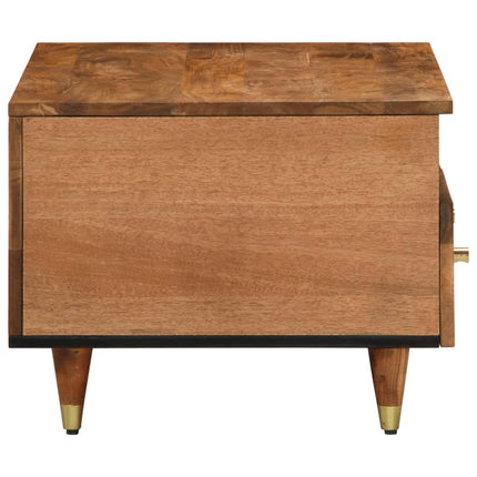 Tavolino da Salotto 80x54x40 cm in Legno Massello di Mango
