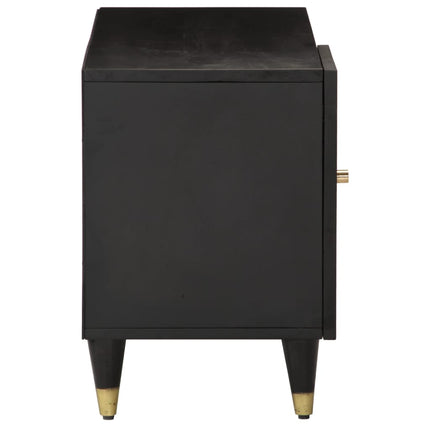 Mobile Porta TV 80x31,5x46 cm in Legno Massello di Mango