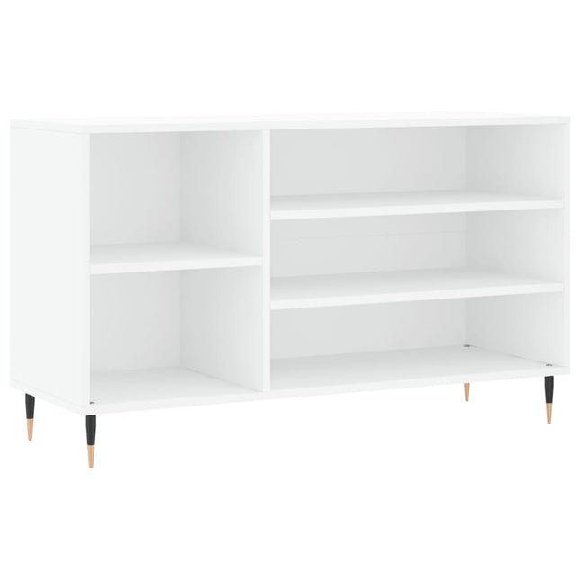 Scarpiera Bianca 102x36x60 cm in Legno Multistrato