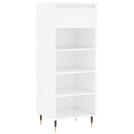 Scarpiera Bianca 40x36x105 cm in Legno Multistrato