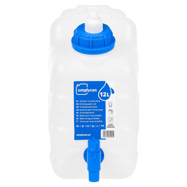 Contenitore Acqua Rubinetto e Dispenser Sapone 10 L in Plastica