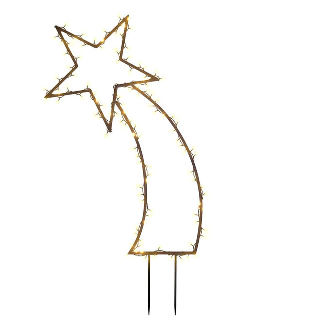 Luce Decorativa Natale con Picchetti Stella Cadente 115LED 89cm