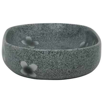 Lavabo da Appoggio Blu Ovale 59x40x14 cm Ceramica