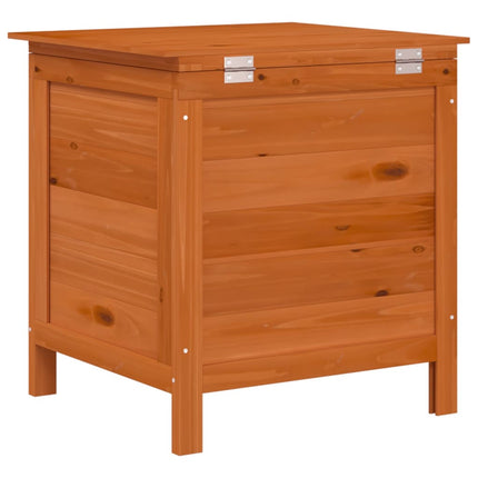 Contenitore Giardino Marrone 50x49x56,5 cm Legno Massello Abete