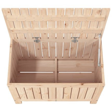 Contenitore da Giardino 76x42,5x54 cm in Legno Massello di Pino