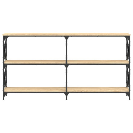 Tavolo Consolle Rovere Sonoma 156x28x80,5 cm Legno Multistrato