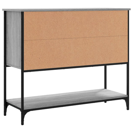 Credenza Grigio Sonoma 100x36x85 cm in Legno Multistrato