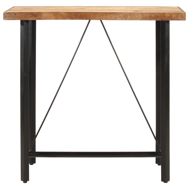 Tavolino da Bar 110x55x107 cm Legno Massello di Mango e Ferro