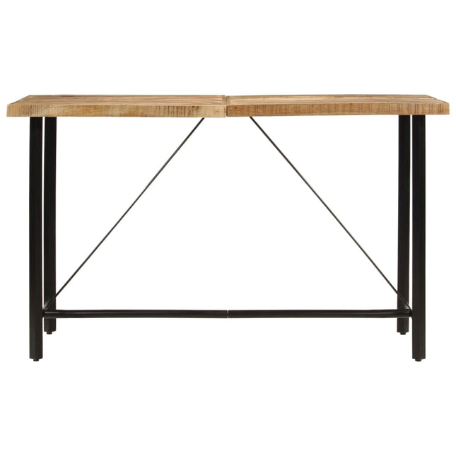 Tavolino da Bar 180x70x107 cm Legno Massello di Mango e Ferro